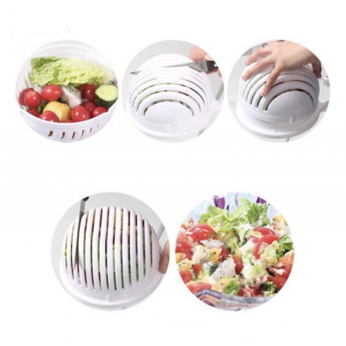 Овочерізка для салатів SALAD CUTTER BOWL Біла (300703)