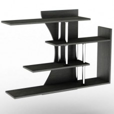 Полиця навісна Тиса Мебель ПУ-8 Венге 810x240x1050 мм