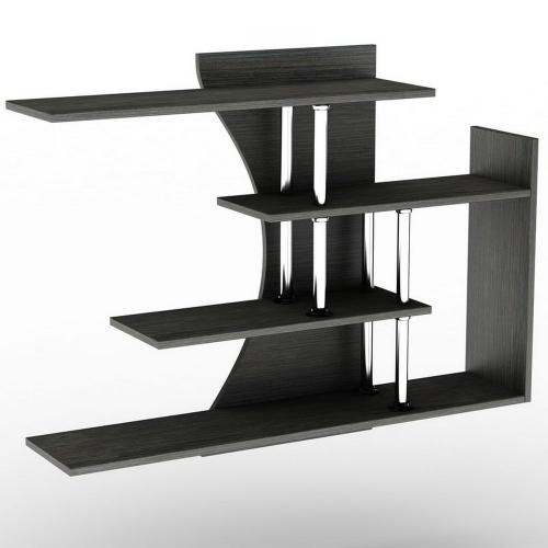 Полиця навісна Тиса Мебель ПУ-8 Венге 810x240x1050 мм Полиця навісна Тиса Мебель ПУ-8 Венге 810x240x1050 мм