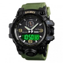 Годинник наручний чоловічий Skmei 1586 Army Green 1586AG (17157-hbr)