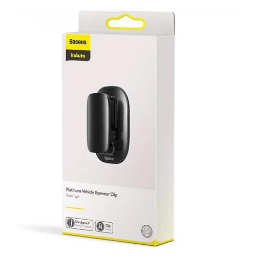 Автоутримувач для окулярів Baseus Platinum Eyewear Clip ACYJN-A01 Чорний Автоутримувач для окулярів Baseus Platinum Eyewear Clip ACYJN-A01 Чорний