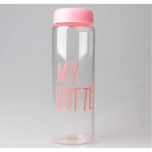 Пляшечка для води My Bottle у чохлі 500 мл Рожевий