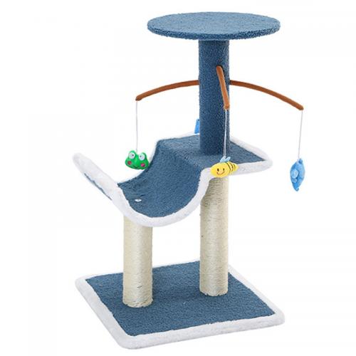 Кігтеточка для кота з іграшками Hoopet 20T0229ML0040 Кігтеточка для кота з іграшками Hoopet 20T0229ML0040