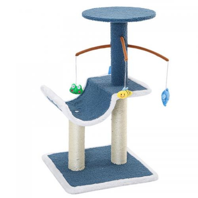 Кігтеточка для кота з іграшками Hoopet 20T0229ML0040