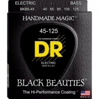 Струни для бас-гітари DR BKB5-45 Black Beauties K3 Coated Medium Bass 5 Strings 45/125 Струни для бас-гітари DR BKB5-45 Black Beauties K3 Coated Medium Bass 5 Strings 45/125