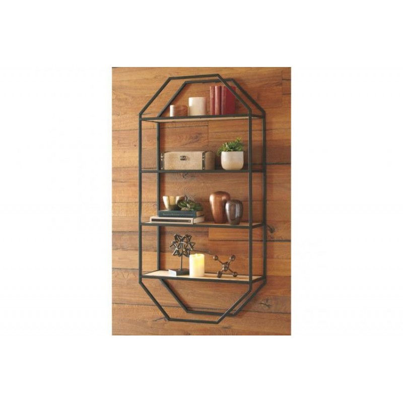 Навісна - настінна полиця у стилі Loft NS-1050 1530x650x280 мм Черный