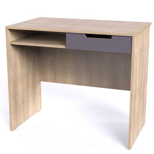Письмовий стіл Тиса Мебель Модуль-130 Дуб сонома 750x550x900 мм Письмовий стіл Тиса Мебель Модуль-130 Дуб сонома 750x550x900 мм