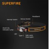 Ліхтар налобний акумуляторний HL63 Superfire 450 Lumen IP44