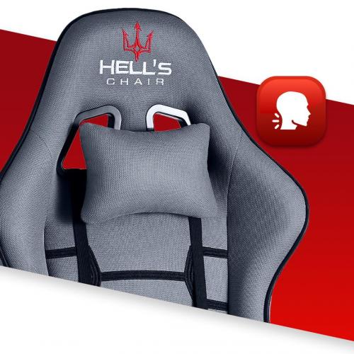 Комп'ютерне крісло Hell's Chair HC-1008 Grey