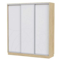 Шафа-купе Art In Head Loretto 2100x2400x603 Дуб сонома + Білий супермат (107100101) Шафа-купе Art In Head Loretto 2100x2400x603 Дуб сонома + Білий супермат (107100101)