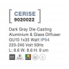 Точковий світильник Nova Luce Cerise 8.6x8.6x9 см Сірий (Nova9020022)