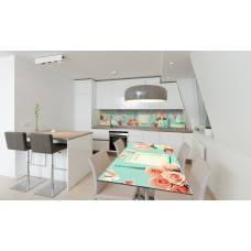 Наклейка вінілова на стіл Zatarga «Ніжні Троянди» 600х1200 мм Z180425st