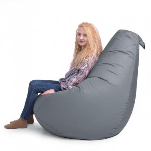 Крісло Мішок Груша Оксфорд 120х85 Студія Комфорту Розмір Стандарт сірий Крісло Мішок Груша Оксфорд 120х85 Студія Комфорту Розмір Стандарт сірий