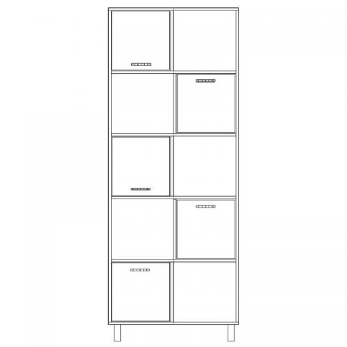 Шафа-Пенал Тиса Мебель ШС-815 Дуб сонома 205x35x80 см Шафа-Пенал Тиса Мебель ШС-815 Дуб сонома 205x35x80 см