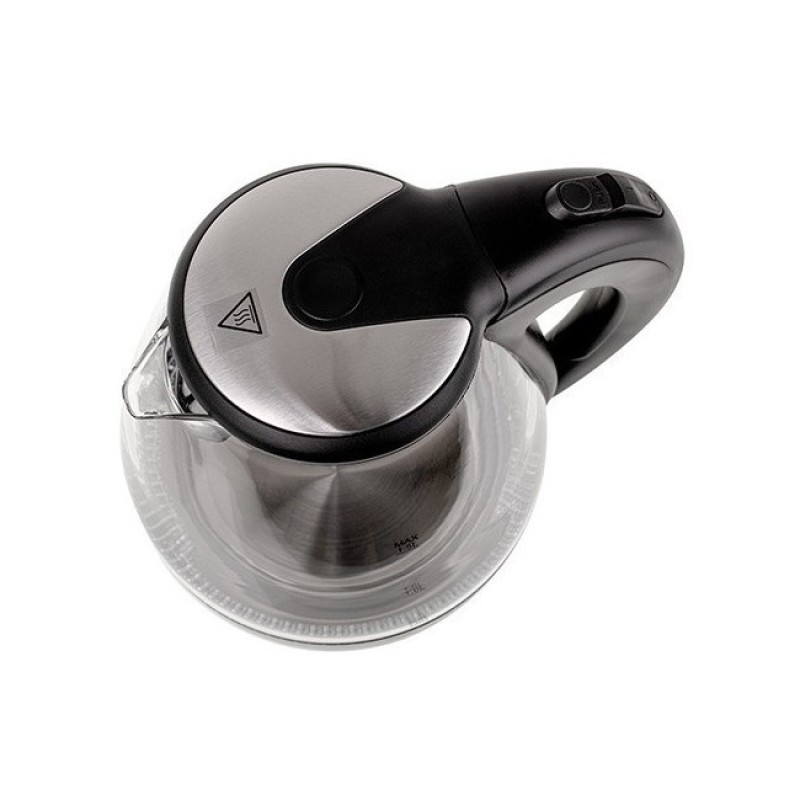 Електрочайник скляний 1.5 л Adler AD 1224 чорний