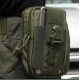 Тактична сумка на пояс органайзер Military 18х13х3 см Олива
