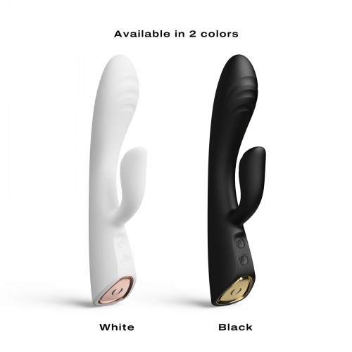 Вібратор-кролик з підігрівом Dorcel FLEXI RABBIT WHITE, гнучкий стовбур в інтернет супермаркеті PbayMarket!