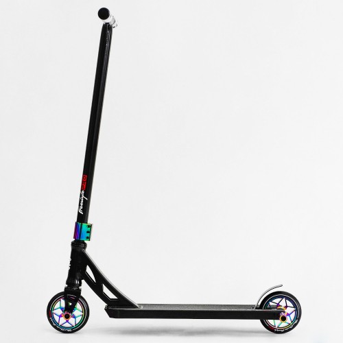 Самокат трюковий Best Scooter Freestyle Pro HIC-система пеги алюмінієвий диск та дека колеса PU Black (115640)