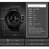 Cпортивний годинник Skmei 1356 Compass з компасом Чорний