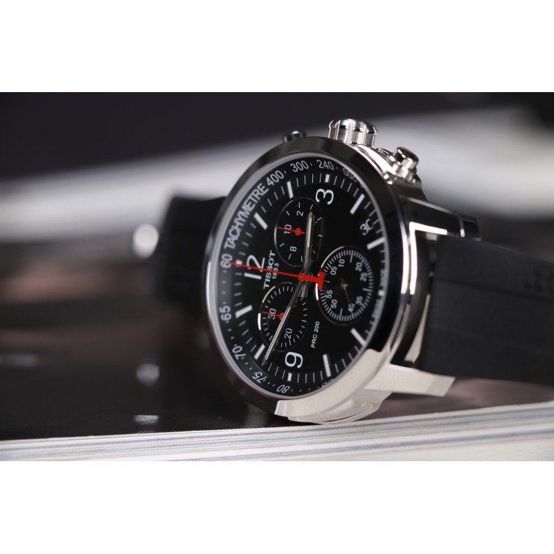 Годинник Tissot PRC 200 Chronograph T114.417.17.057.00