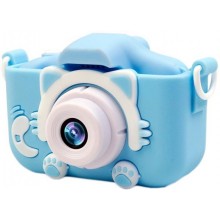 Дитячий цифровий фотоапарат Smart Kids Kitty 20 Мп 16 Гб Блакитний