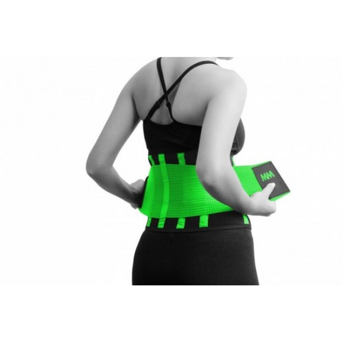 Пояс компресійний MadMax MFA-277 Slimming belt Black/neon green M Пояс компресійний MadMax MFA-277 Slimming belt Black/neon green M