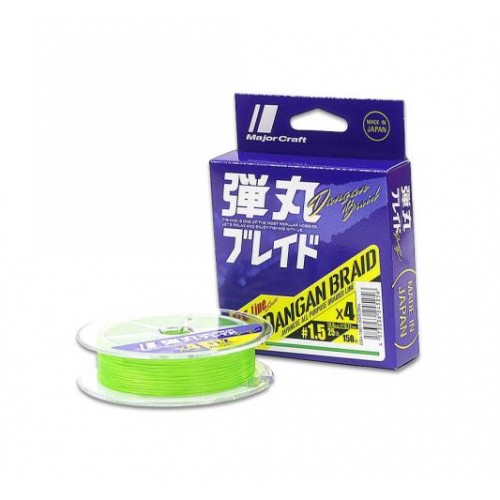 Шнур Major Craft Dangan Braid X8 200m салат. #1.2/0.16mm 25lb/9.8kg (1013-772.73.48) Шнур Major Craft Dangan Braid X8 200m салат. #1.2/0.16mm 25lb/9.8kg (1013-772.73.48)