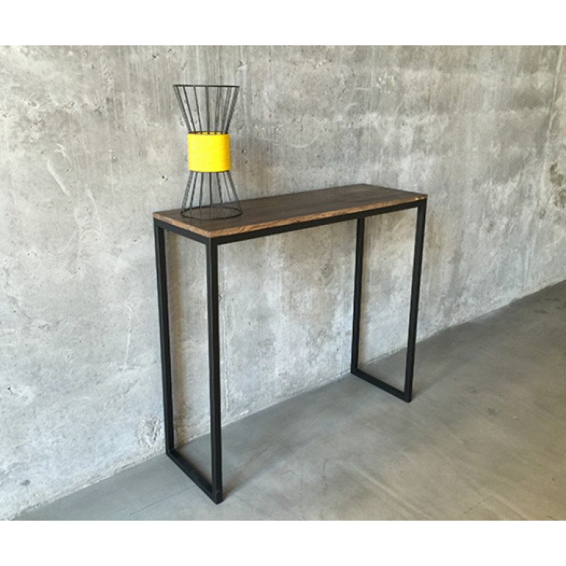 Консоль для дому в стилі Loft NS-351 930x900x350 мм Черный