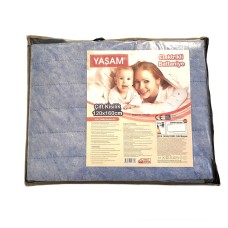 Електричне двоспальне простирадло YASAM 120х160 см Блакитний (YM2301-03)