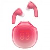 Навушники Acefast T9 Crystal Air color bluetooth earbuds Pomelo Red