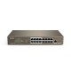 Комутатор TENDA TEF1118P-16-150W (16xFE PoE, 1xGE/SFP, 135Вт max)
