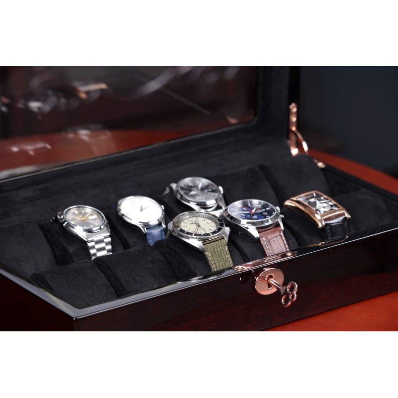 Скринька для зберігання годинників Salvadore 841-12GBF Коричневий (841-12GBF)