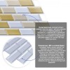 Декоративна ПВХ панель біло-бежева клінкерна цегла Sticker Wall SW-00001430 960х480х4мм