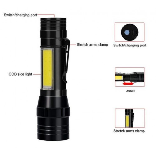 Ліхтарик ручний акумуляторний Bailong X-Balog BL-T6-19 (2105418559) Ліхтарик ручний акумуляторний Bailong X-Balog BL-T6-19 (2105418559)