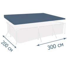 Захисний тент-чохол Intex 28038, ▭ 300 х 200 см для каркасного басейну