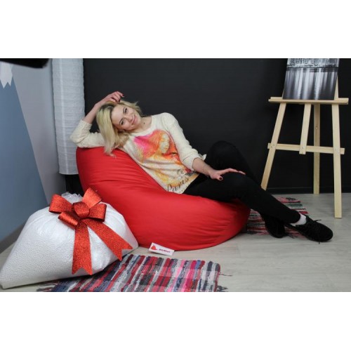 Безкаркасне крісло мішок груша Овал Coolki XL 85x105 Червоний (Оксфорд 600D PU) Безкаркасне крісло мішок груша Овал Coolki XL 85x105 Червоний (Оксфорд 600D PU)