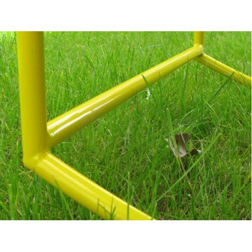 Крісло Шезлонг CRUZO метал Жовтий/Блакитний (kr0001) Крісло Шезлонг CRUZO метал Жовтий/Блакитний (kr0001)