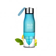 Спортивна пляшка соковитискач H2O water bottle Blue (987351)