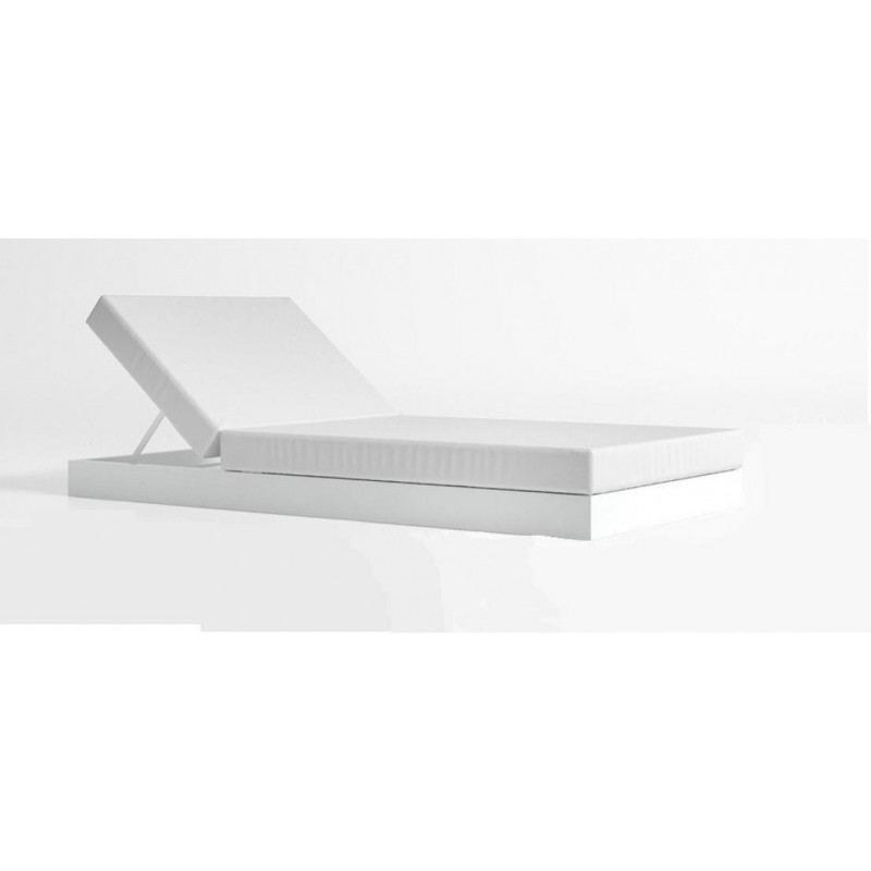 Пляжний шезлонг у стилі Loft NS-1410 2030x2000x700 мм Белый