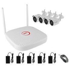 Комплект відеоспостереження бездротовий на 4 камери Longse WIFI 3604 - 2MP Kit 4, 300 метрів, 2 Мп, FullHD 1080p