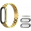 Ремінець MiJobs Metal Strap для Xiaomi Mi Band 3/4/5/6 Gold