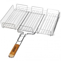 Грати для гриля та барбекю A-PLUS 1895 40x32x7.5 см (200740) Грати для гриля та барбекю A-PLUS 1895 40x32x7.5 см (200740)