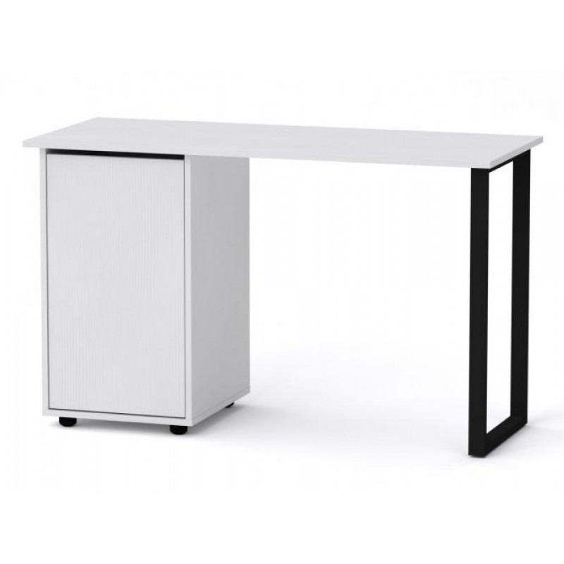 Стіл письмовий Компанит Лофт 5 120х50х72,8 см Альба білий