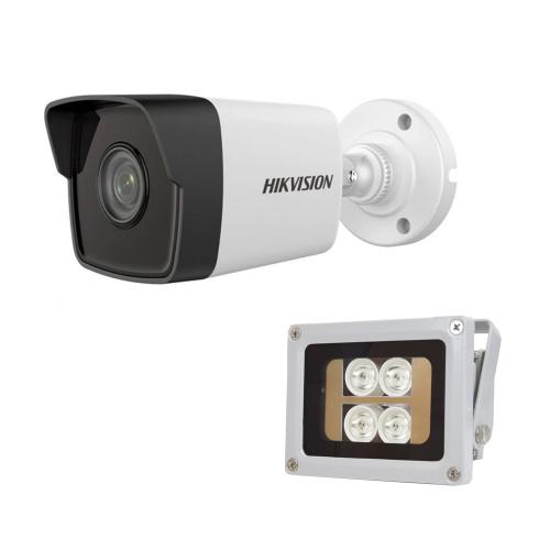 Комплект IP-відеокамера 2 Мп Hikvision DS-2CD1021-I(F) 2.8 мм та ІЧ-прожектор Lightwell LW4-40IR60-12 Комплект IP-відеокамера 2 Мп Hikvision DS-2CD1021-I(F) 2.8 мм та ІЧ-прожектор Lightwell LW4-40IR60-12