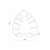 Настінний світильник TK Lighting Monstera 35x39 см Зелений (TK4668)