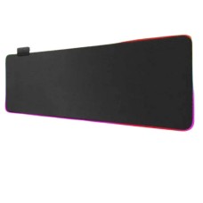 Килимок для миші комп'ютера з rgb підсвічуванням Choice 400х900 мм Чорний