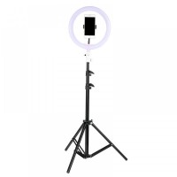 Світлодіодне селфі кільце з утримувачем для телефону OPT-TOP Selfie Ring Light LL666 26 см 3 режими (1756374694)