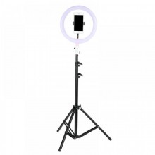 Світлодіодне селфі кільце з утримувачем для телефону OPT-TOP Selfie Ring Light LL666 26 см 3 режими (1756374694)