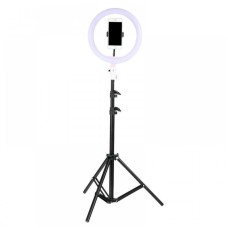 Світлодіодне селфі кільце з утримувачем для телефону OPT-TOP Selfie Ring Light LL666 26 см 3 режими (1756374694)