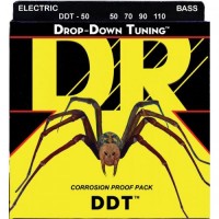 Струни для бас-гітари DR DDT-50 Drop-Down Tuning Heavy Bass 4-Strings 50/110 Струни для бас-гітари DR DDT-50 Drop-Down Tuning Heavy Bass 4-Strings 50/110
